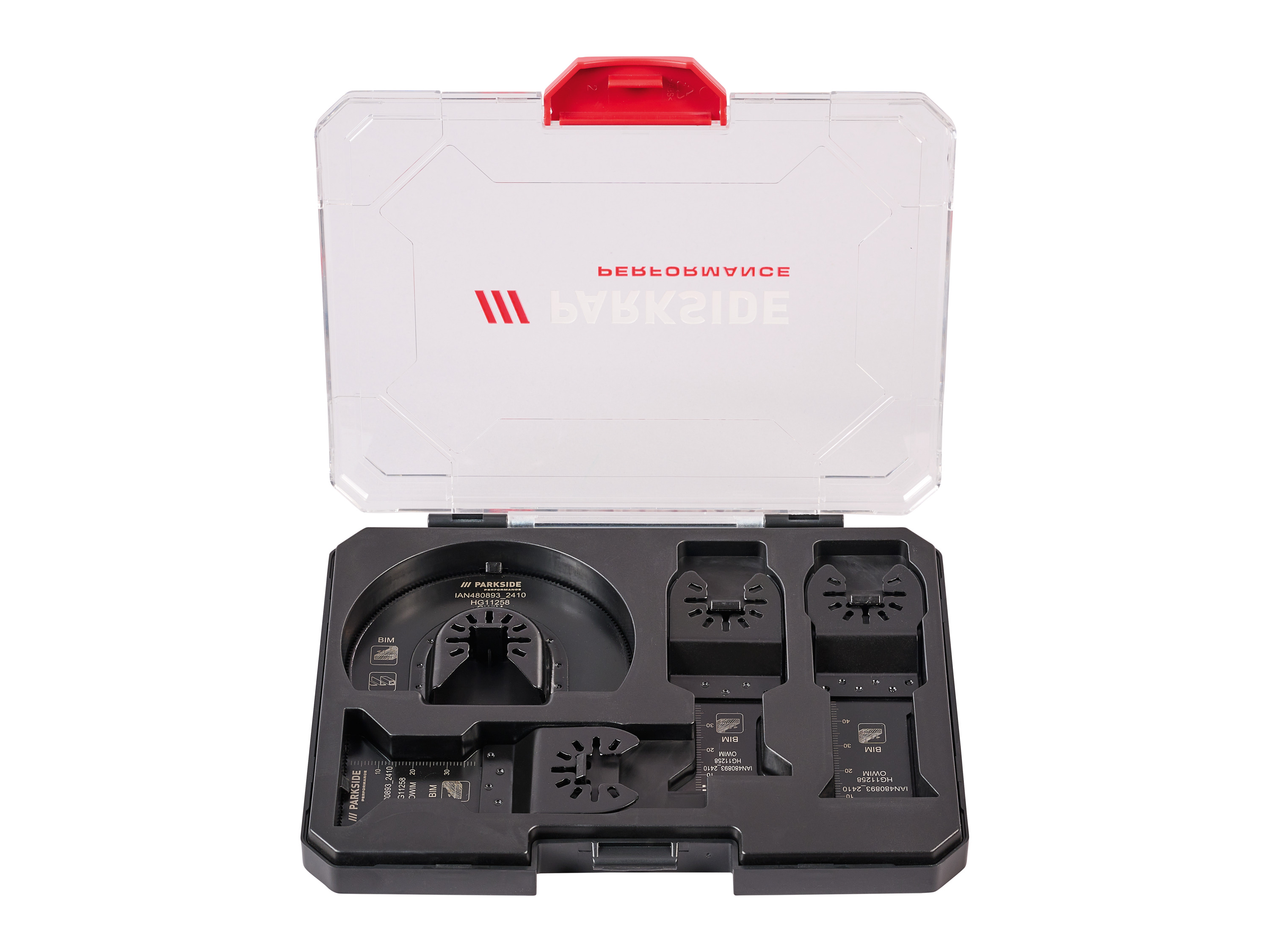 PARKSIDE PERFORMANCE® Akcesoria do narzędzia wielofunkcyjnego, 4 elementy / 8 elementów (Obróbka metali)