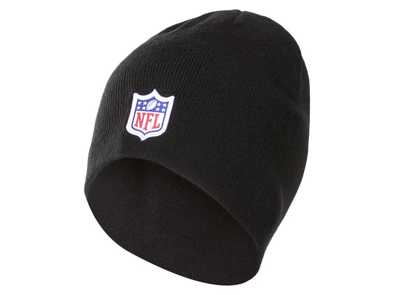 Czarna dzianinowa czapka z logo NFL