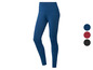 Niebieskie legginsy sportowe dla kobiet.