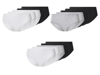 esmara® Majtki hipstery damskie z bawełną, 5 par