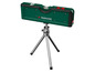 Zielony poziom laserowy z statywem marki Parkside.