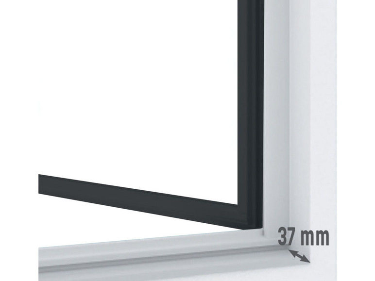 Pełny ekran: LIVARNO home Moskitiera drzwiowa, 120 x 240 cm (szer. x dł.), z ościeżnicą zaciskową - zdjęcie 13
