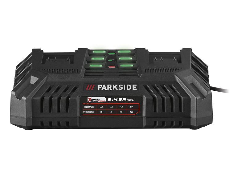 Pełny ekran: PARKSIDE® Zestaw akumulatorowy odkurzacz i dmuchawa do liści 40V z 2 akumulatorami Smart 20V, 4 Ah i podwójną ładowarką - zdjęcie 4