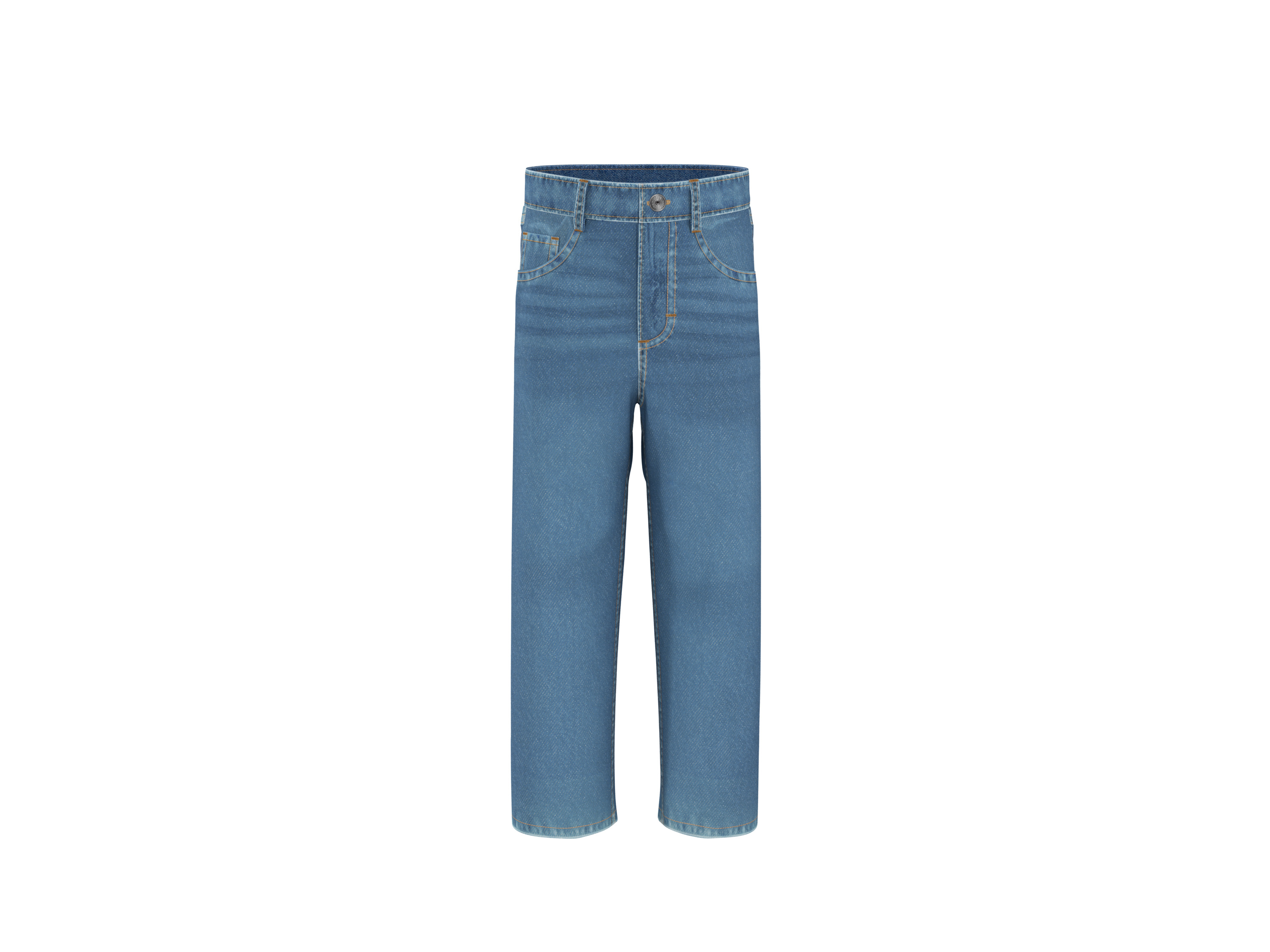 LUPILU® Jeansy Relaxed Fit dziecięce (Niebieski, 104)