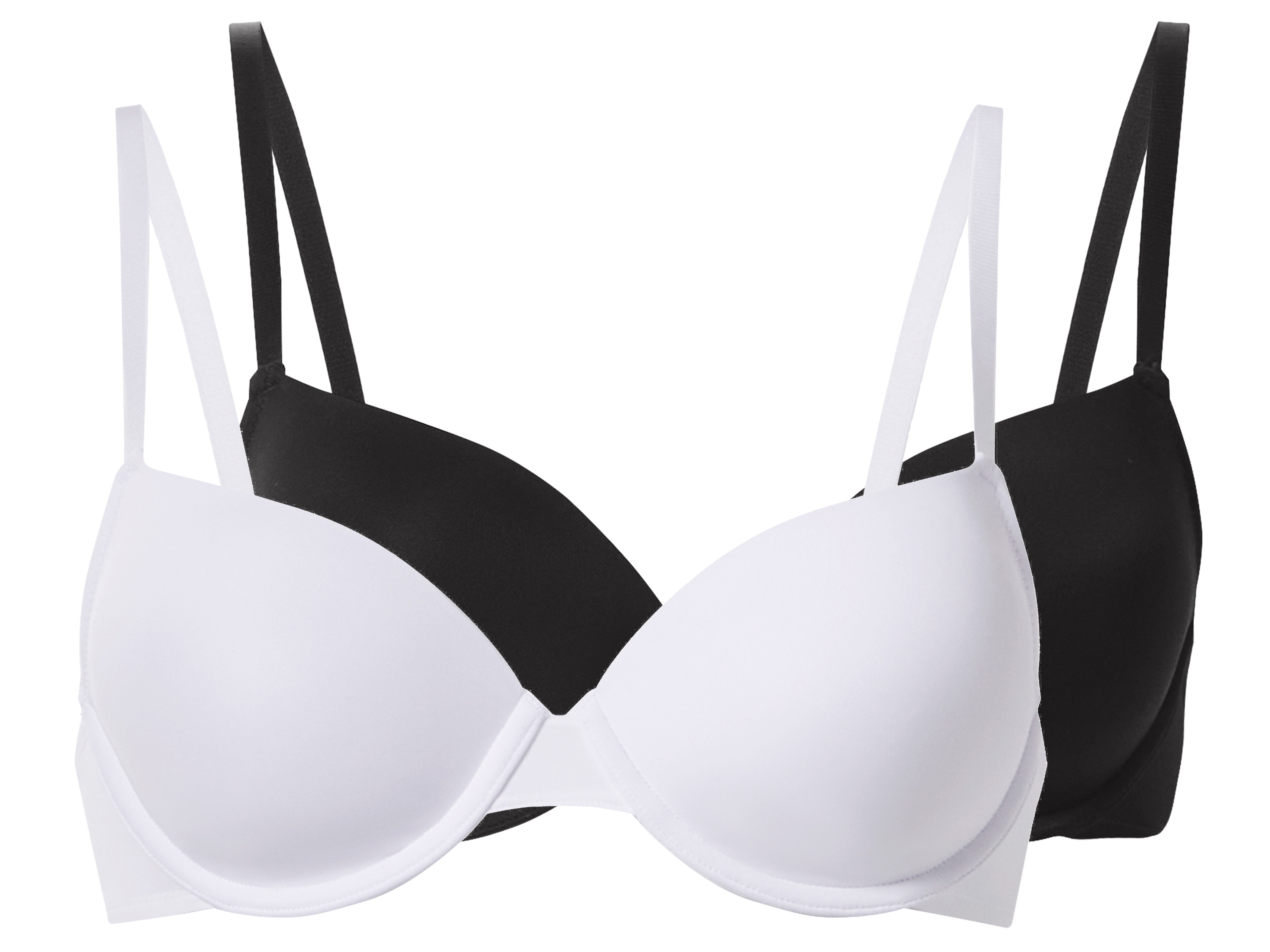 esmara® Biustonosze damskie z fiszbinami, 2 sztuki 