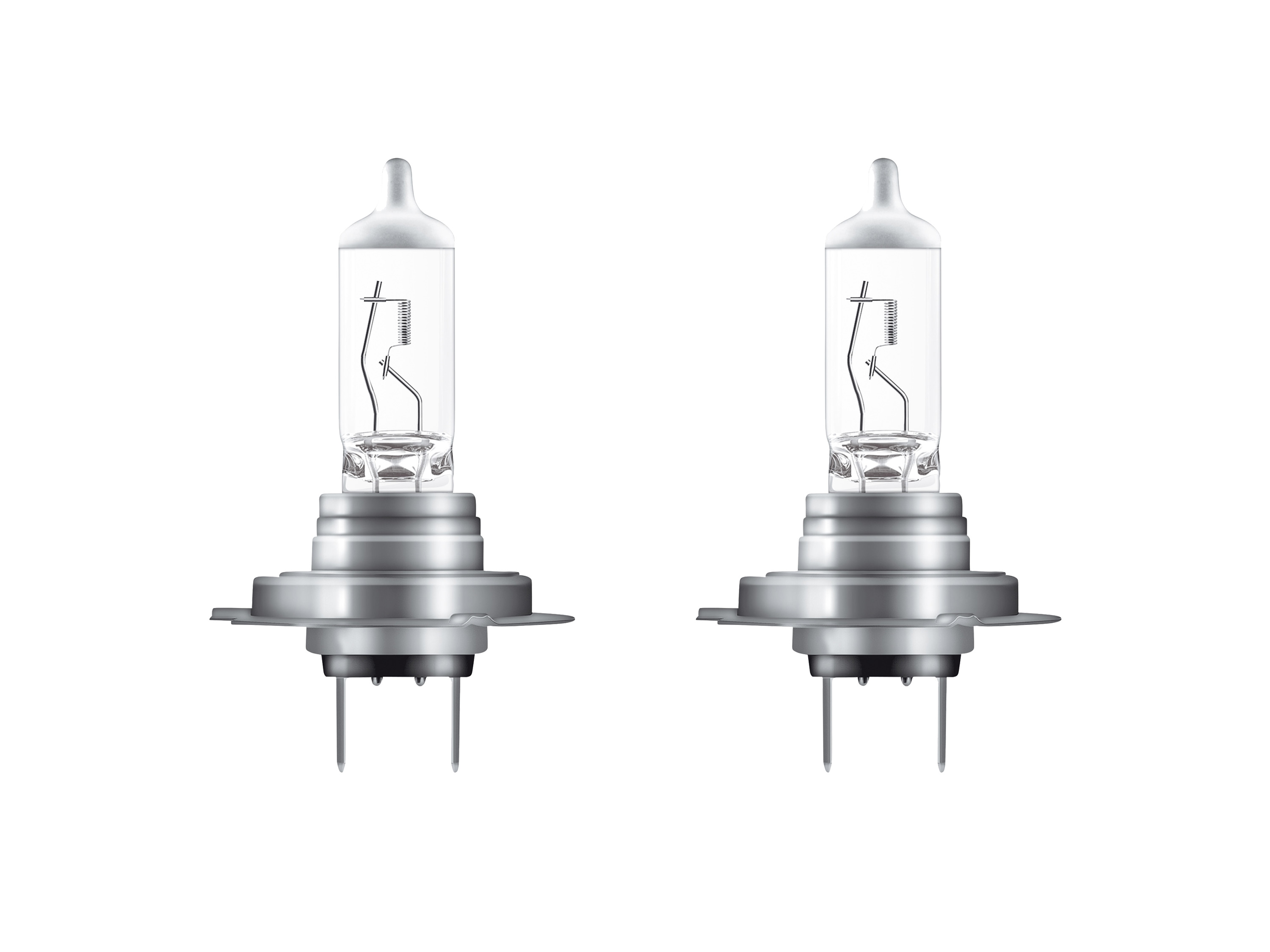 OSRAM Zestaw 2 żarówek halogenowych do reflektorów samochodowych H7 / H4 (H7 +100%)