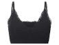 Czarny koronkowy biustonosz typu bralette