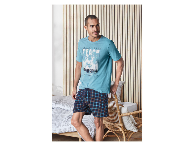 Pełny ekran: LIVERGY T-shirt do spania męski z bawełną - zdjęcie 5