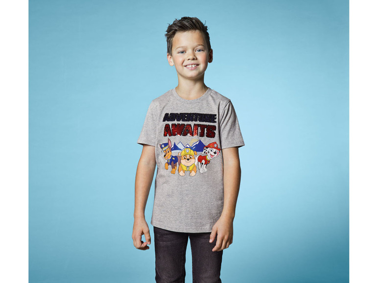 Pełny ekran: T-shirt chłopięcy bawełniany z postaciami z bajki - zdjęcie 3