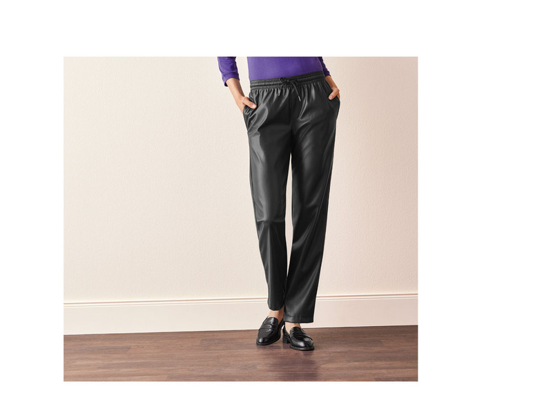 Pełny ekran: esmara Spodnie damskie o wyglądzie skóry - zdjęcie 9