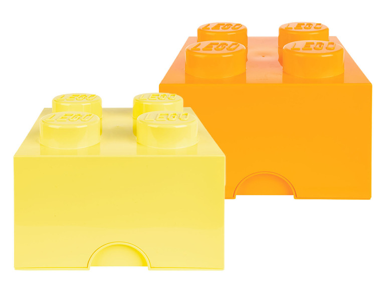 Pełny ekran: Pudełko do przechowywania w kształcie klocka LEGO, 2 sztuki - zdjęcie 14