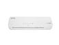Biały laminator TRONIC z włącznikiem zasilania i lampkami kontrolnymi.