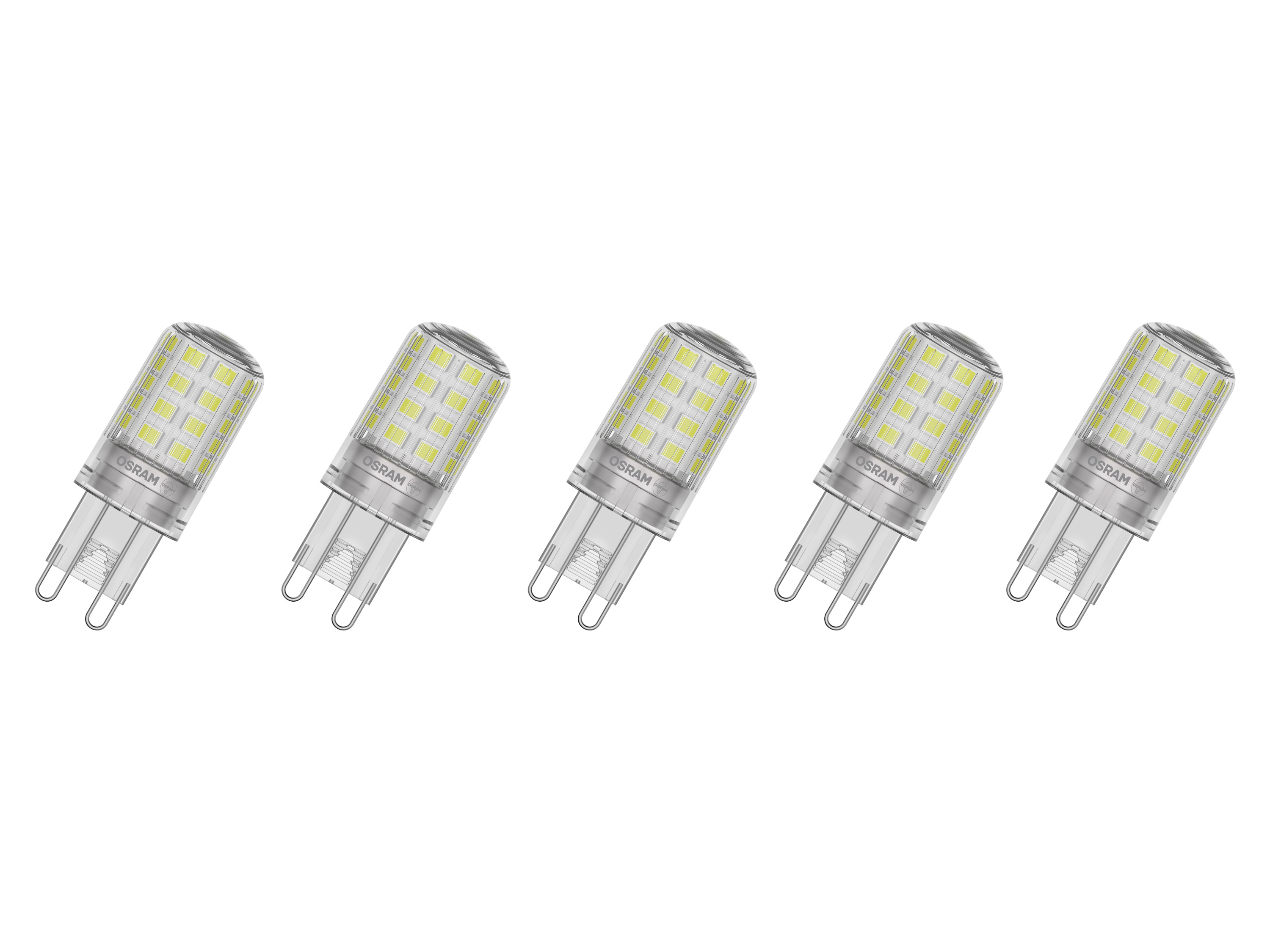 OSRAM Specjalna żarówka LED »Base CL non-dim G9«, 5 sztuk. (Pin40, 2700 K, Przejrzysty)
