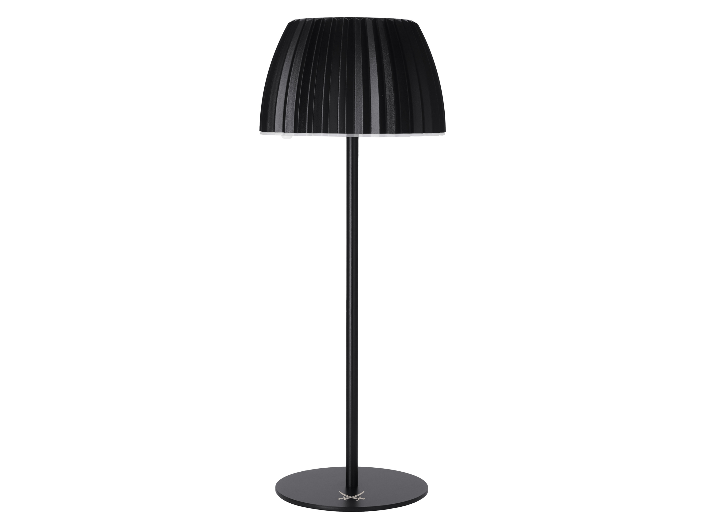 SANSIBAR Bezprzewodowa lampka biurkowa LED z USB i ściemniaczem dotykowym. (Czarny)