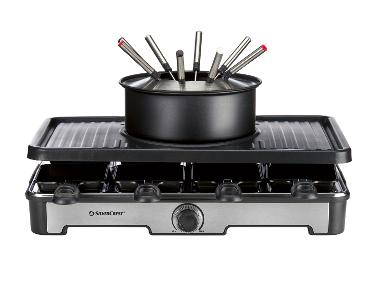 SILVERCREST® Zestaw do fondue i raclette Premium, 1400 W, SRGF 1400 A3