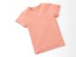 Różowa, krótkorękawowa koszulka.