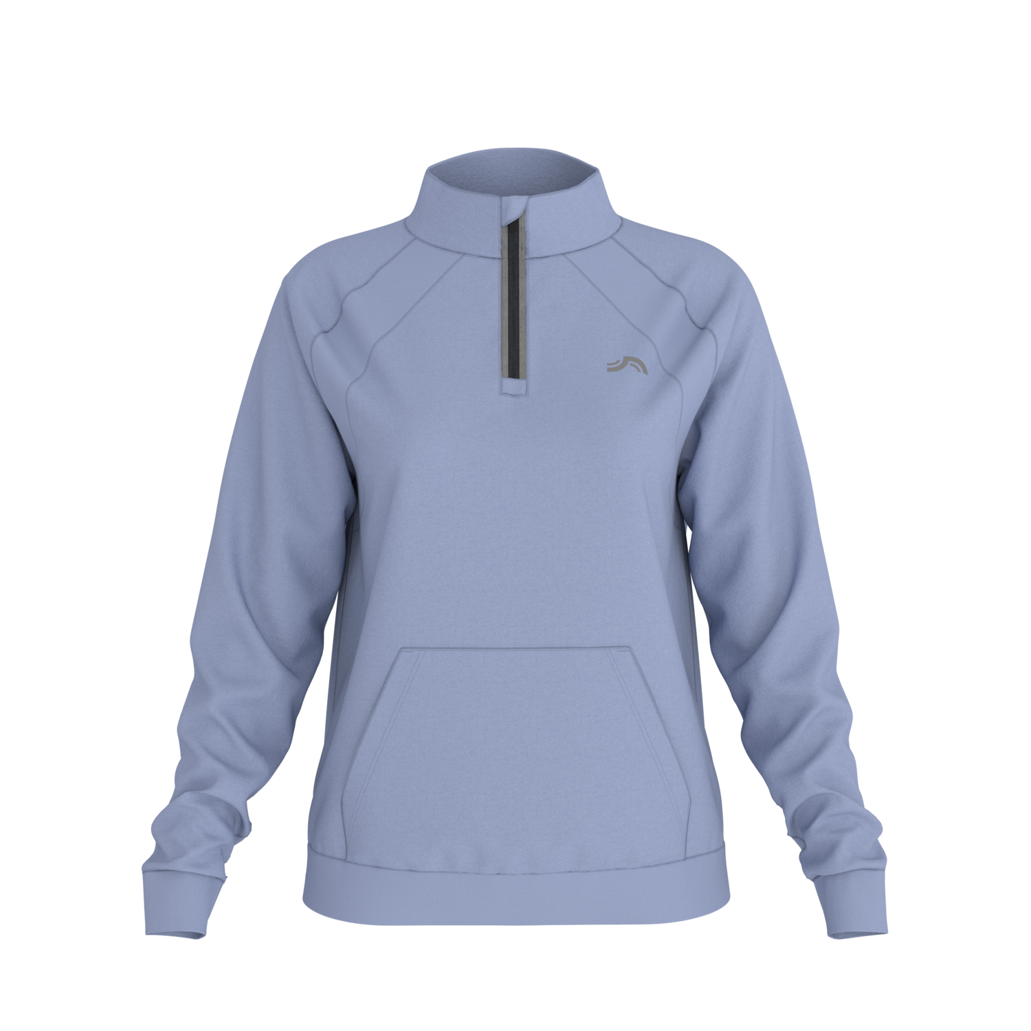 CRIVIT Damski polarowy sweter termoaktywny (Niebieski, L (44-46))