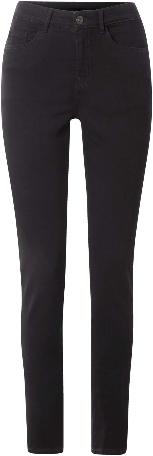 ESMARA® Jeansy damskie skinny fit  z efektem push-up (Czarny, 34)