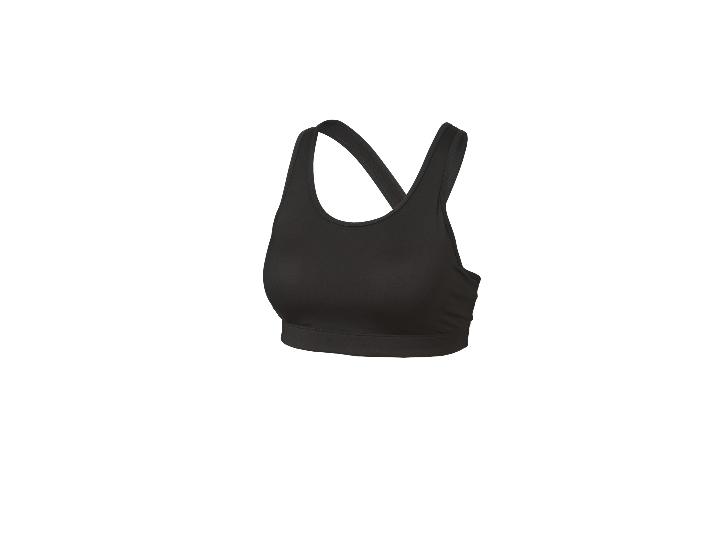 CRIVIT Biustonosz sportowy damski (Czarny, M(40/42))