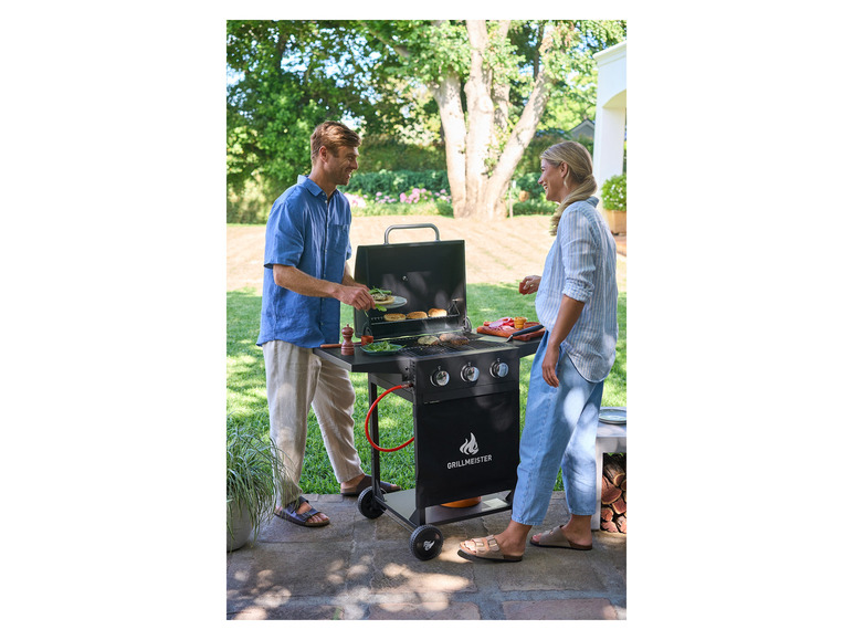 Grill gazowy, 3-palnikowy