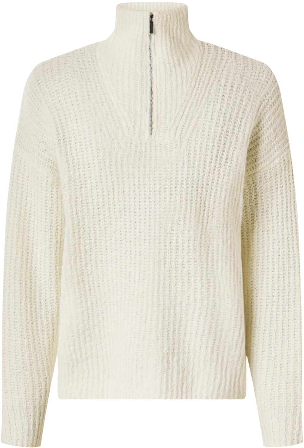 ESMARA® Sweter z grubej dzianiny damski (Kremowy, L(44/46))