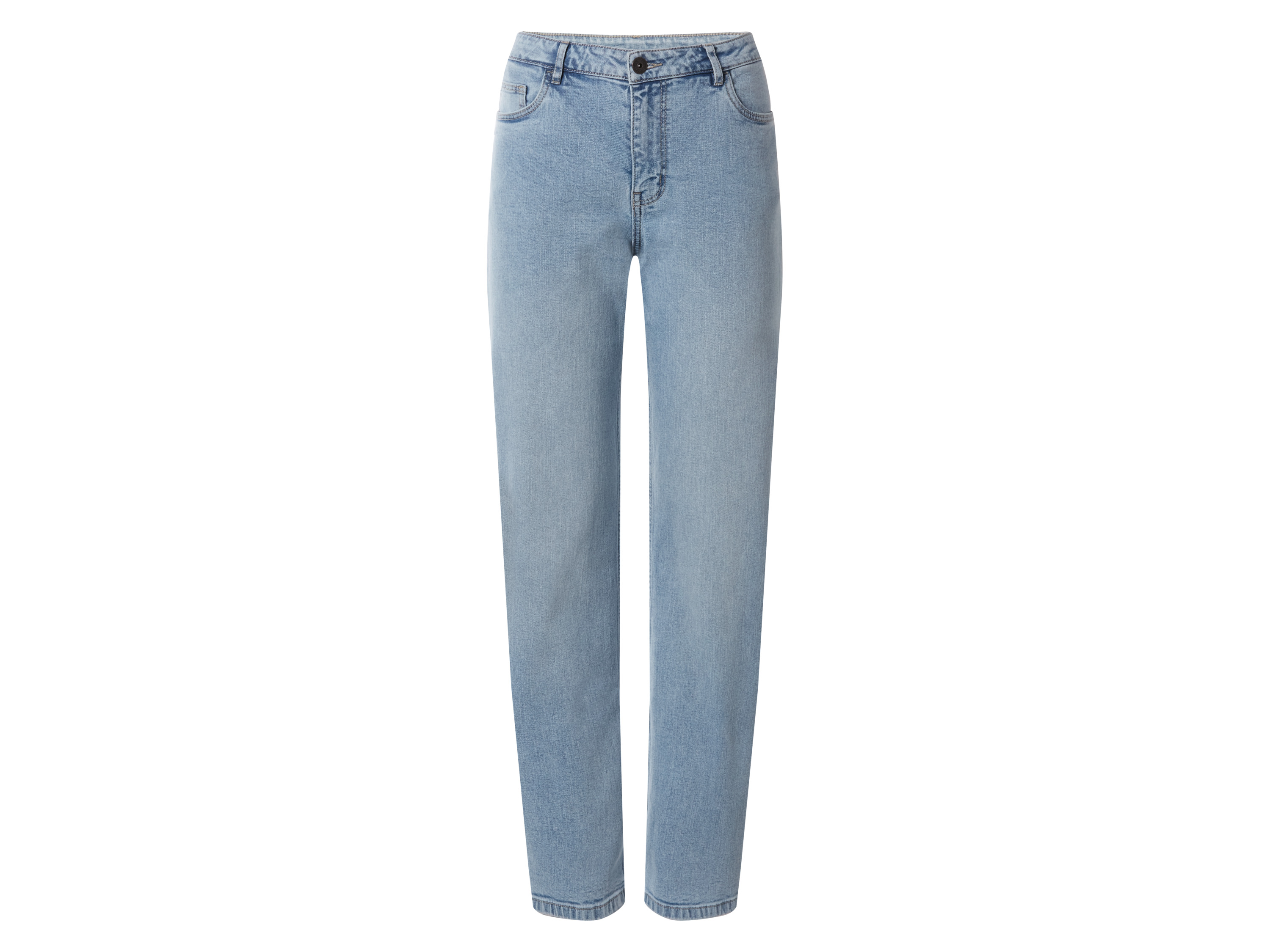 esmara® Jeansy damskie straight fit (Jasnoniebieski, 36)