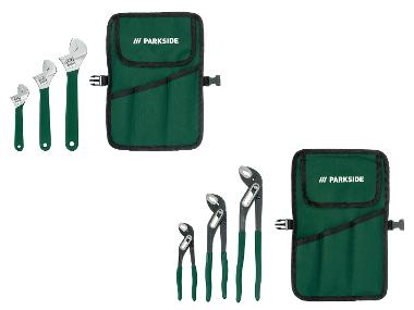 PARKSIDE® Zestaw kluczy nastawnych i szczypiec do pomp wodnych.