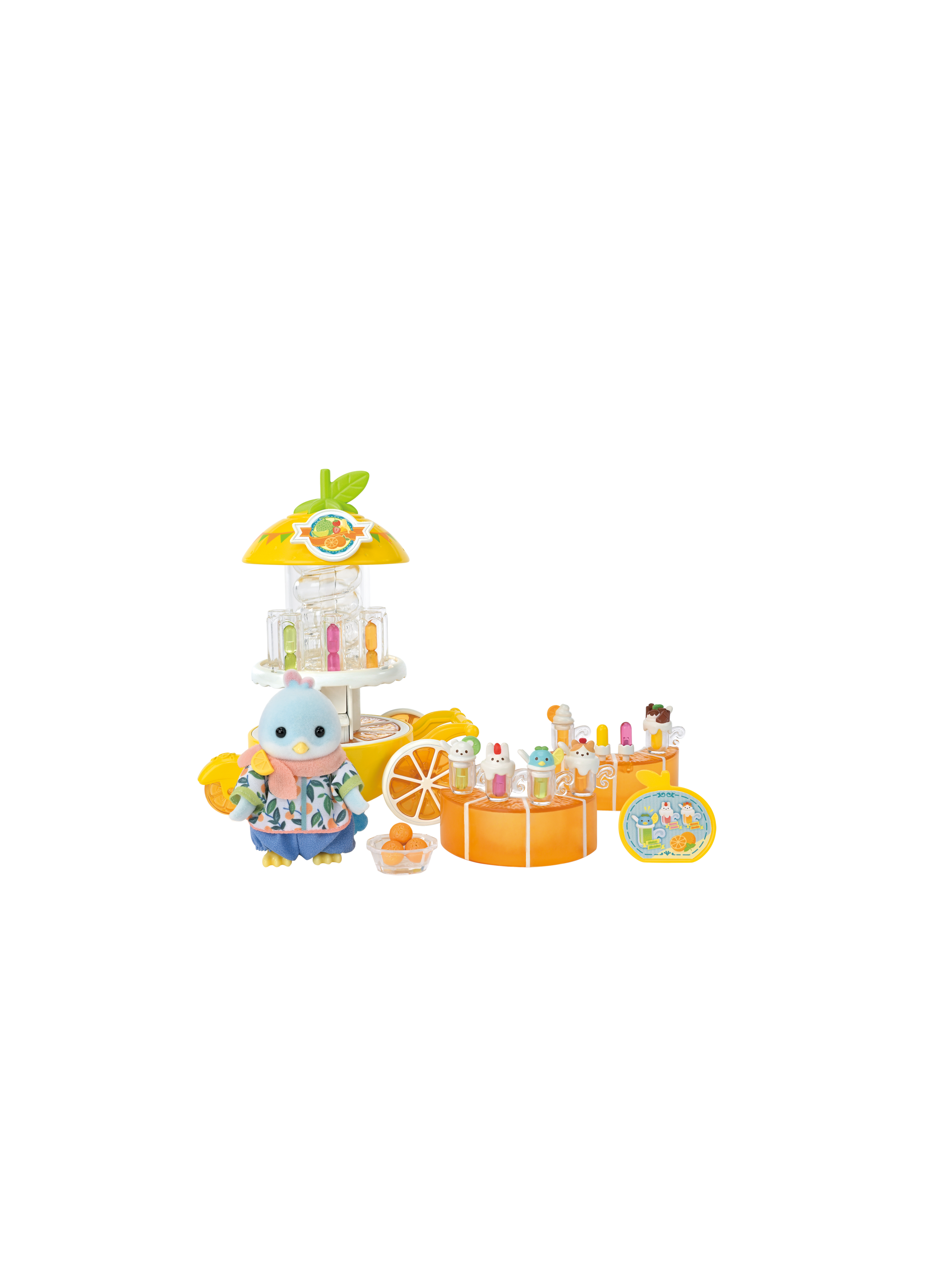 Sylvanian families Cytrynowy bar sokowy Figurka cytrynowego ptaszka