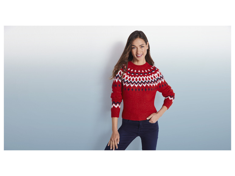 Pełny ekran: esmara® Sweter damski w stylu norweskim - zdjęcie 9