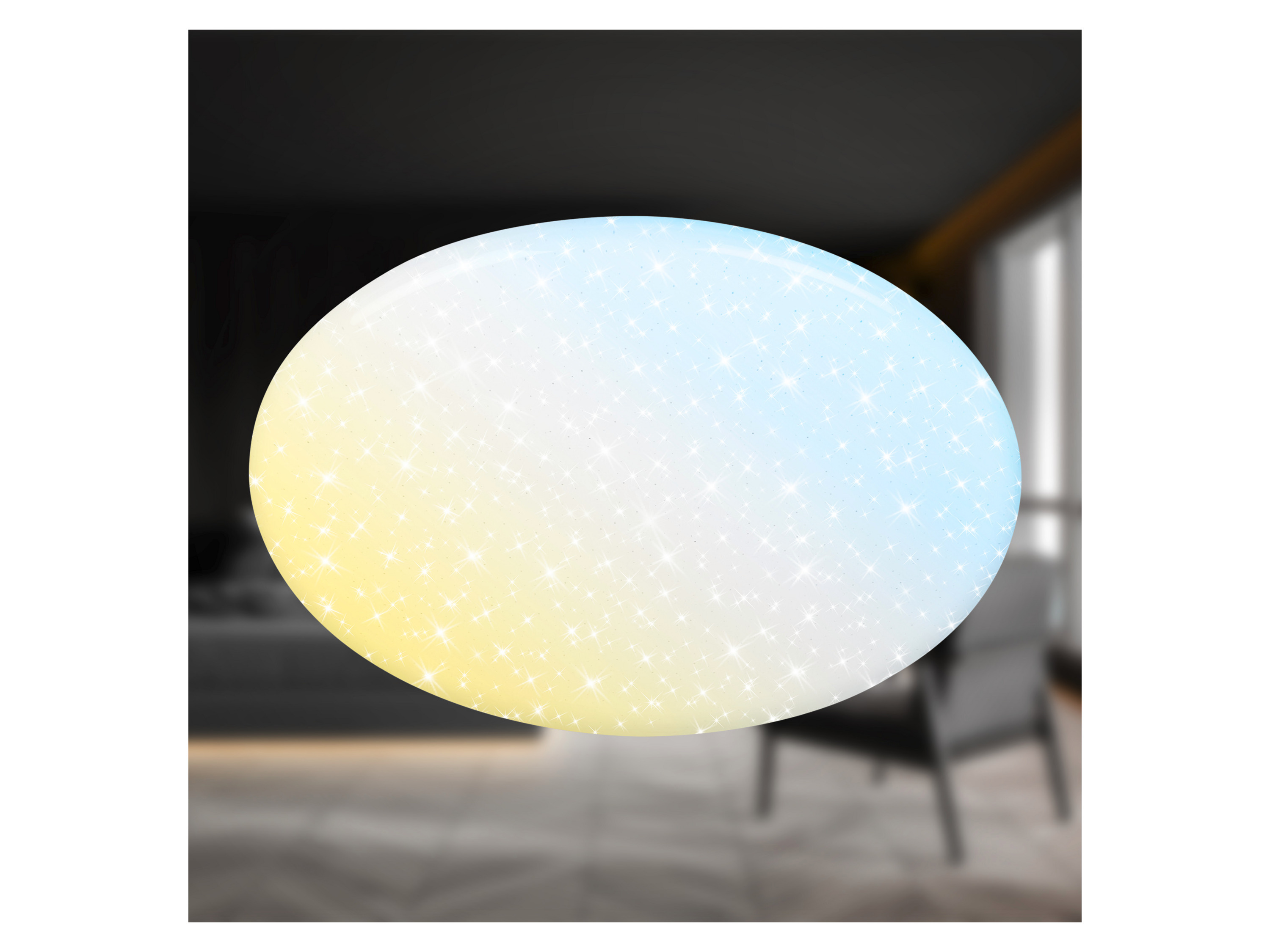 BRILONER CCT LED lampy sufitowe gwiaździste niebo (Średnica 56 cm)