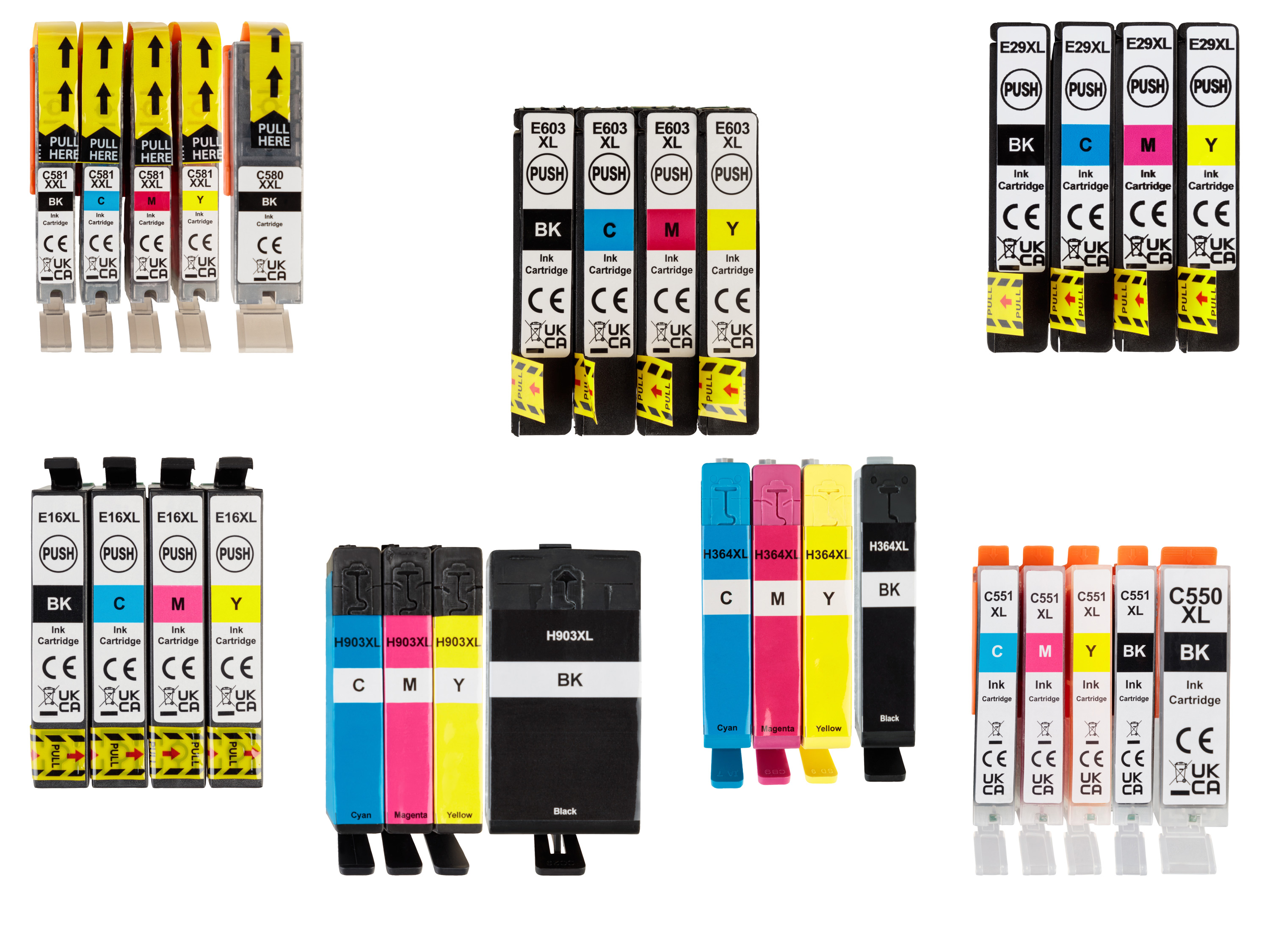 crelando® Wkłady drukujące do Canon, Epson lub HP