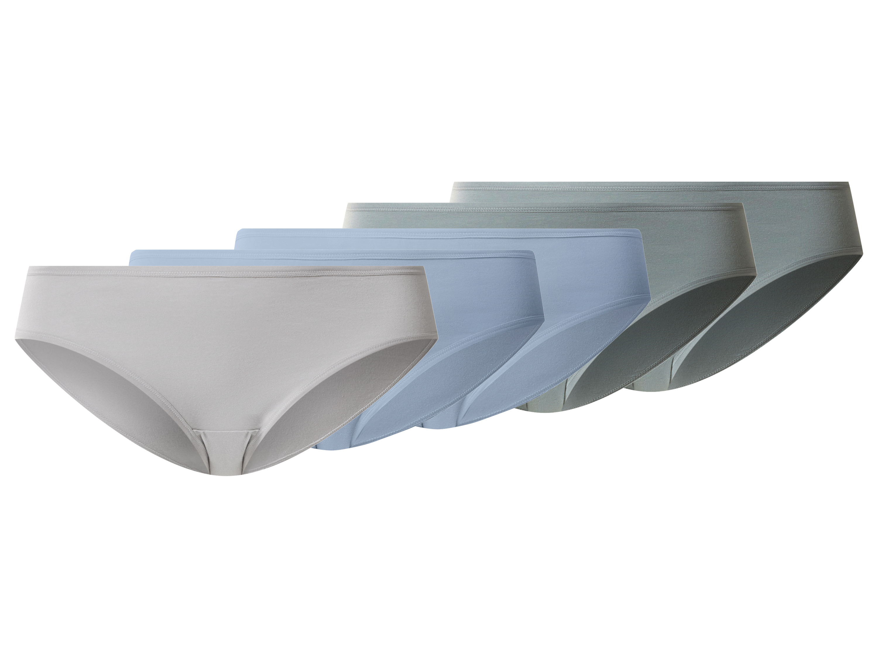 esmara® Figi damskie z bawełną, 5 pary 