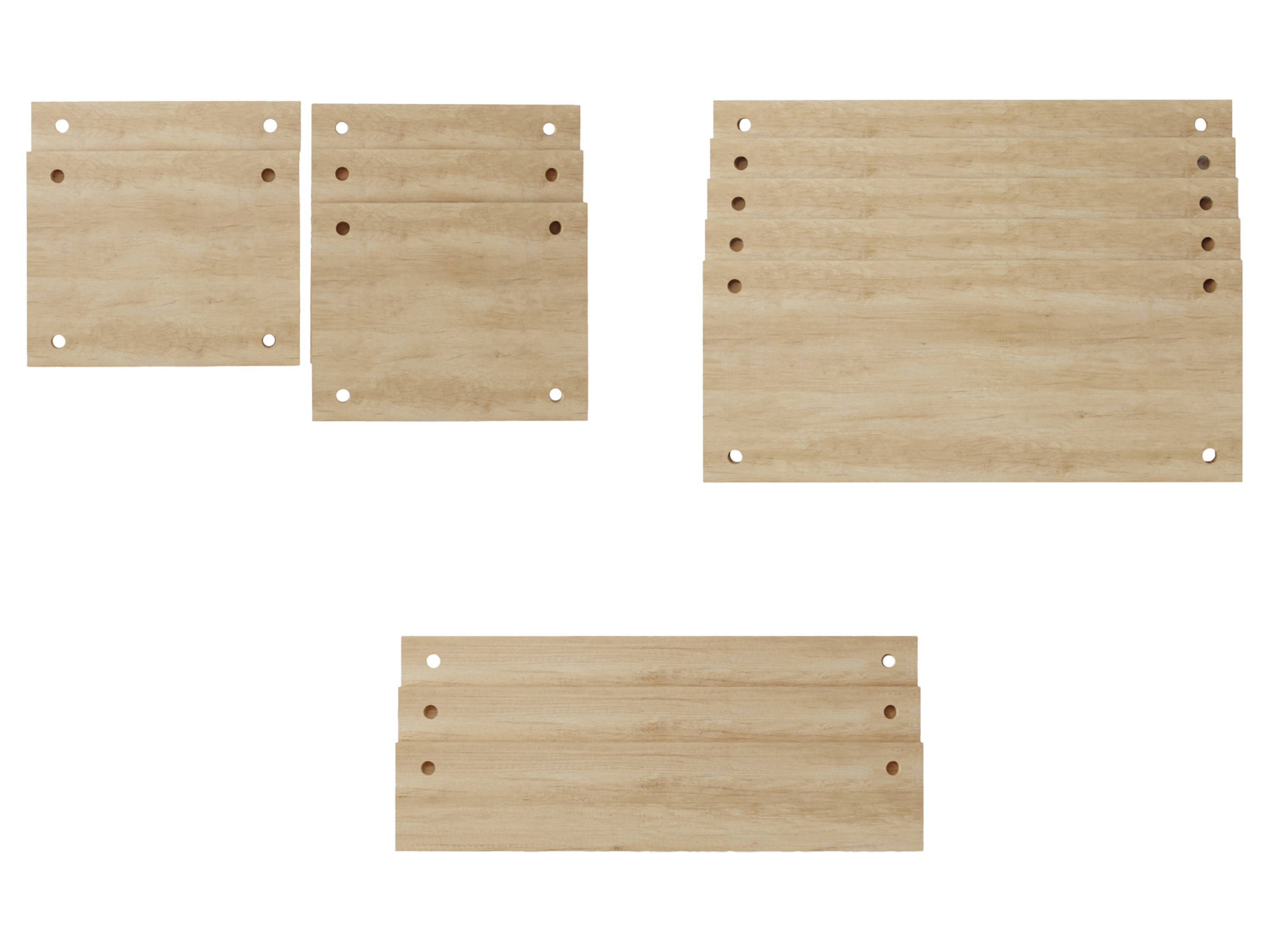AR SHELVING Półki do regału ściennego DECO