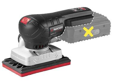 PARKSIDE PERFORMANCE® Akumulatorowa szlifierka oscylacyjna lub mimośrodowa, 20 V, PAMSP 20-Li A2/PAESP 20-Li A2 (bez akumulatora i ładowarki) (Akumulatorowa szlifierka oscylacyjna 20 V)