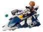 Statek kosmiczny LEGO Star Wars z minifigurką Plo Koona i droidem astromechanicznym.