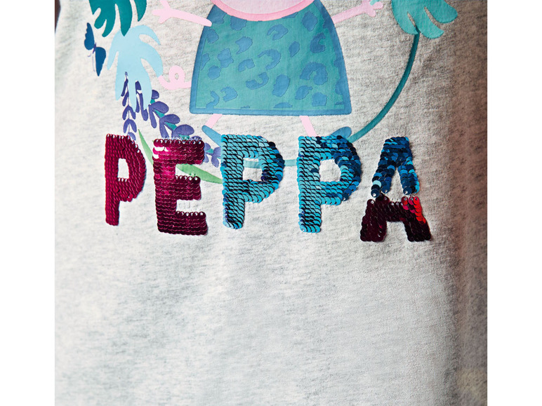 Pełny ekran: T-shirt dziewczęcy bawełniany ze wzorem z bajki - zdjęcie 8