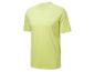 Jasnozielona koszulka z krótkim rękawem, sportowy styl.