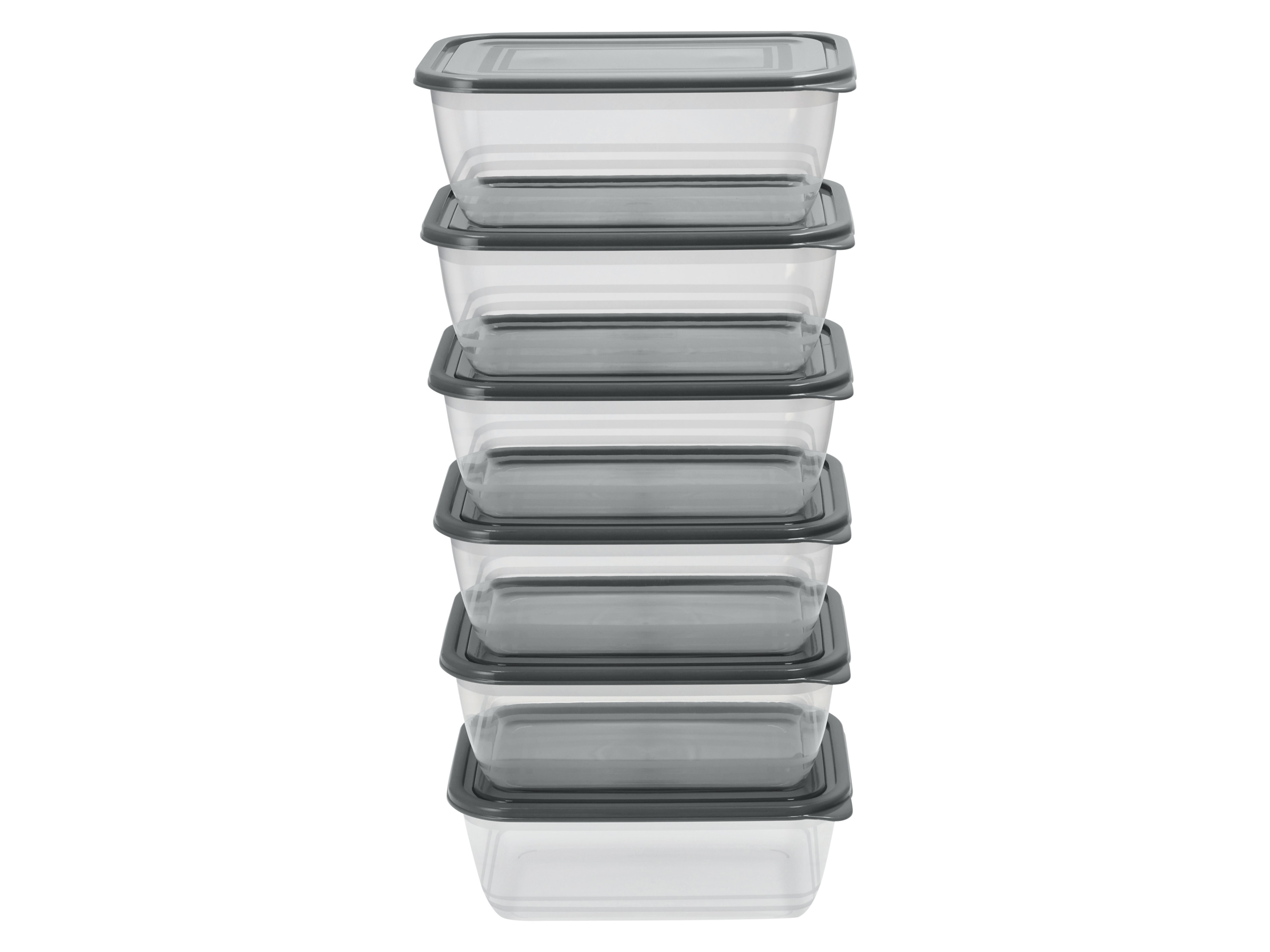 SILVERCREST® Zestaw pojemników do przechowywania  XXL (6 x 2,0 litry)
