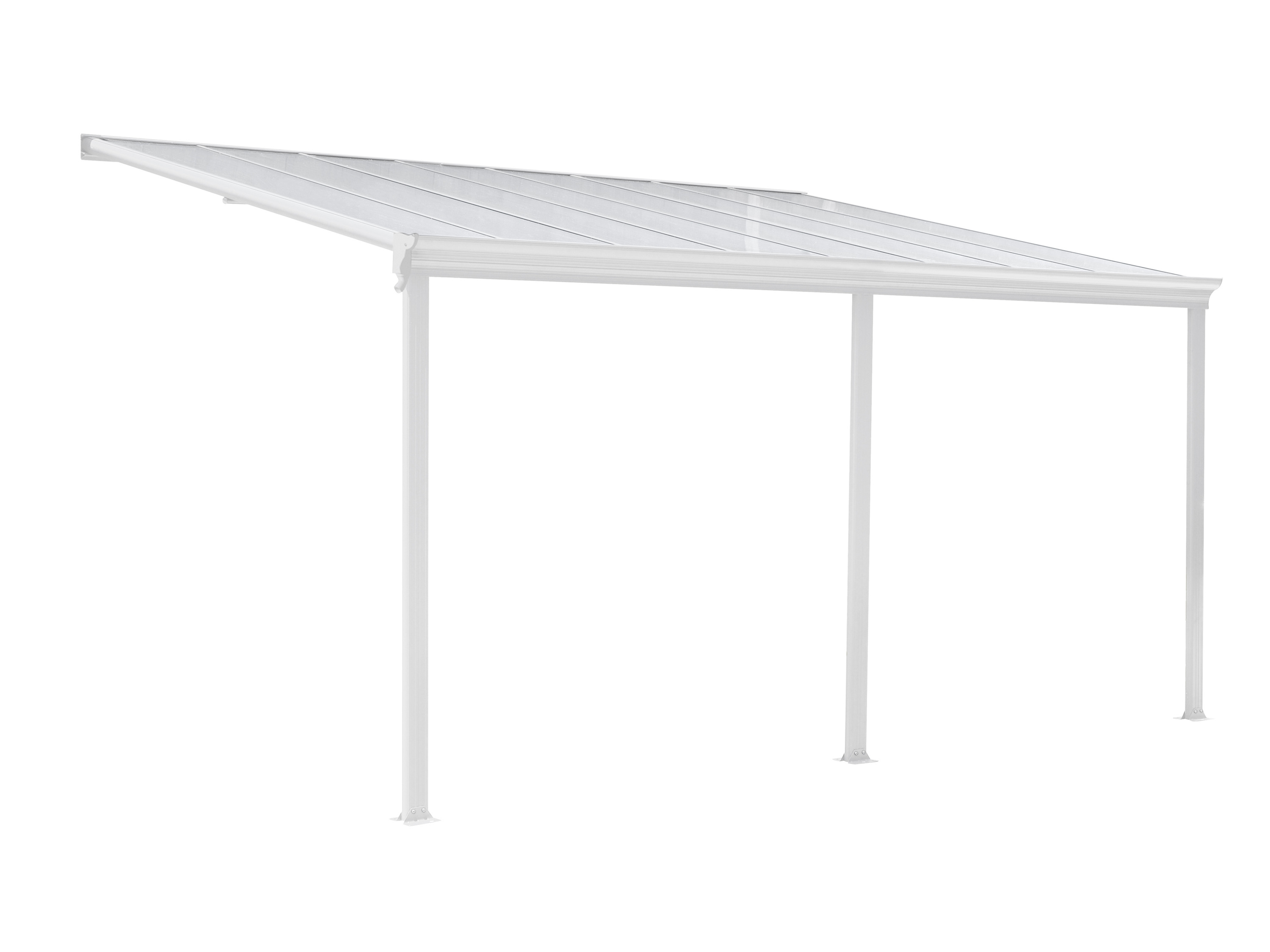 HOME DELUXE Zadaszenie tarasu »SOLIS«, różne rozmiary (496 x 300 x 278 cm, Biały)