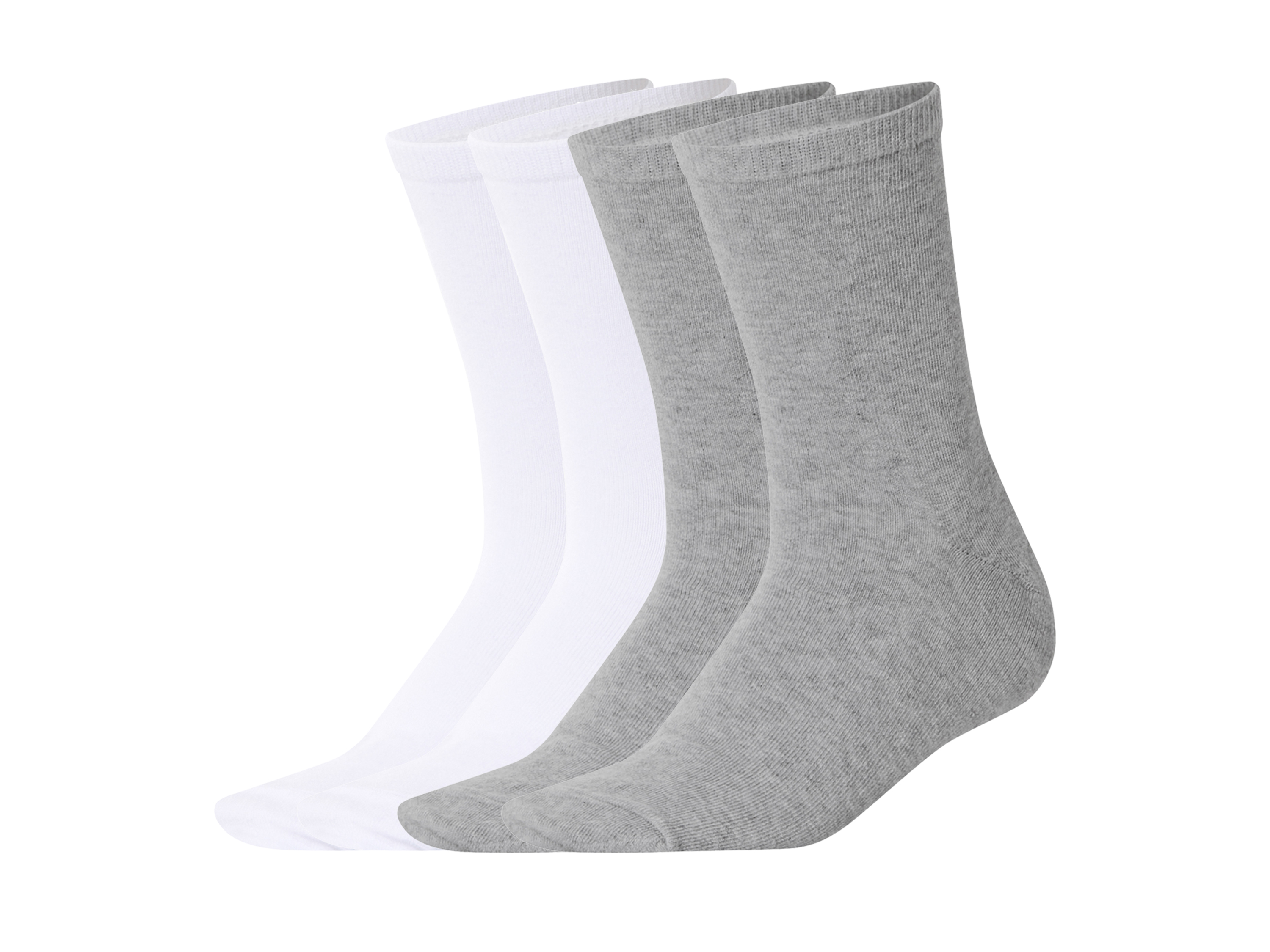 esmara® Skarpetki damskie z biobawełną, 4 pary 