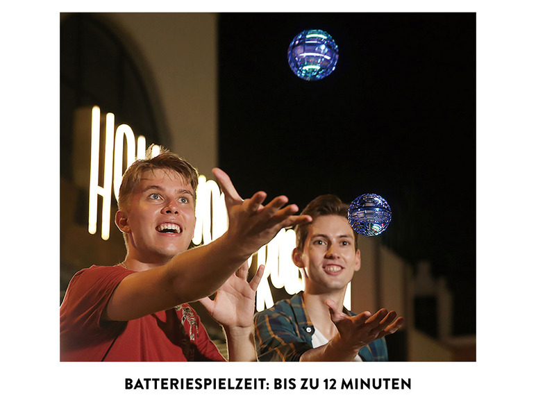 Pełny ekran: Lenco Latająca świecąca piłka LED z efektami świetlnymi - zdjęcie 17
