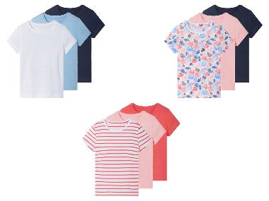 lupilu® T-shirty dziecięce z bawełny, 3 sztuki