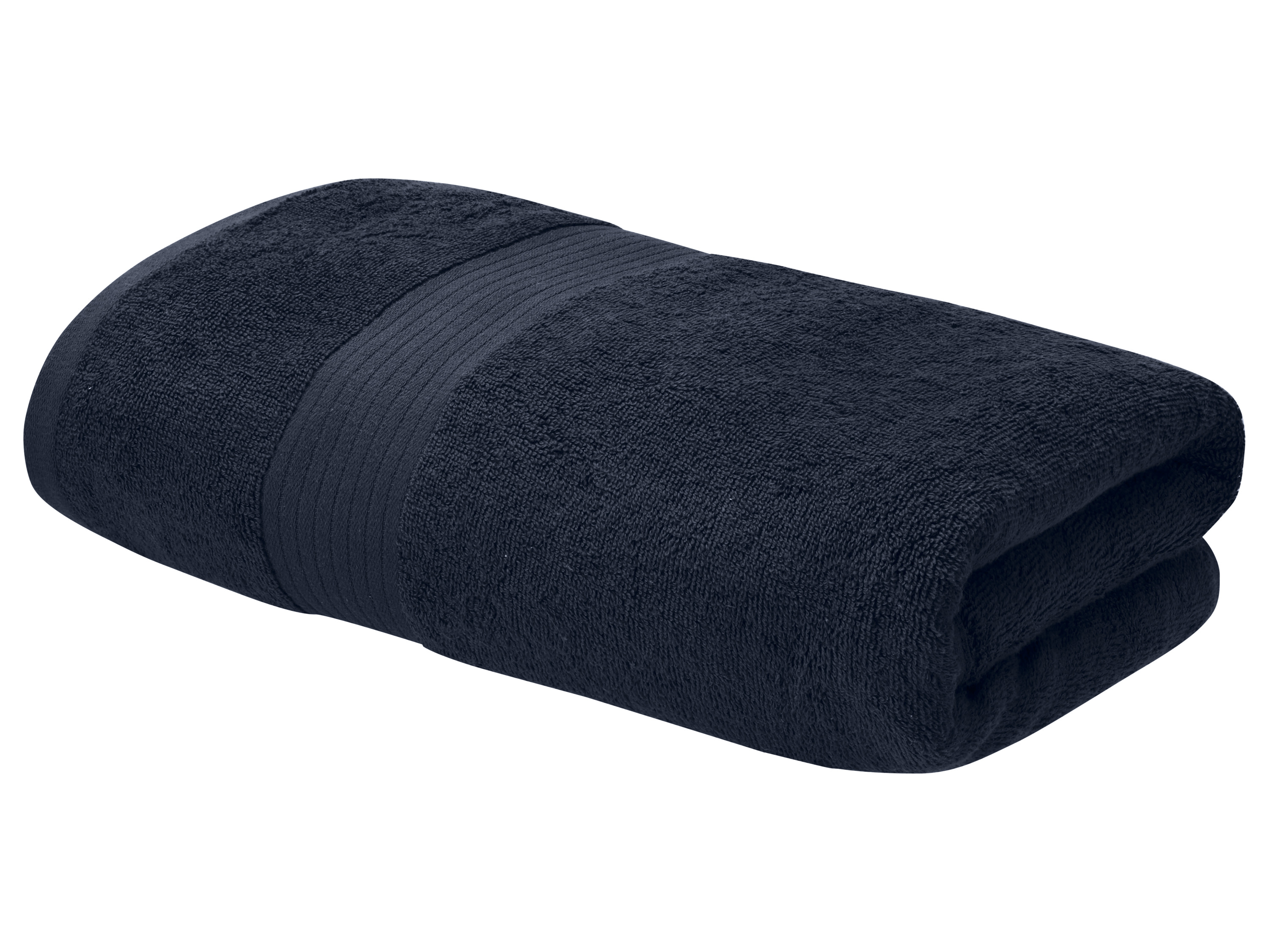 LIVARNO® Ręcznik kąpielowy frotté z bawełny, 70 x 140 cm (Niebieski)