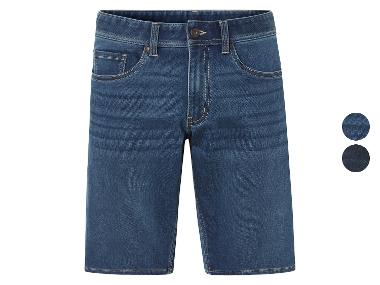 LIVERGY® Bermudy jeansowe męskie z bawełną