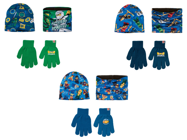 Pełny ekran: LEGO® NINJAGO Zestaw czapka, szalik i rękawiczki, 3 elementy - zdjęcie 1