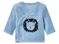 Niebieska bluza dla niemowlęcia z haftowanym lwem.
