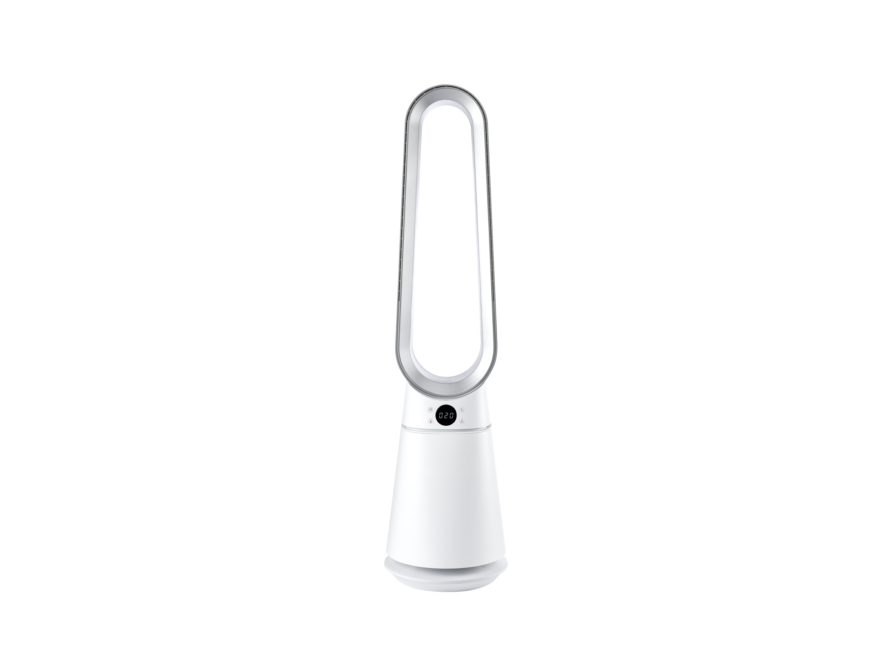 TRONIC® Wentylator stojący bezłopatkowy, 35 W (Biały)