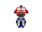 Zabawka Optimus Prime Transformer w kolorze czerwonym i niebieskim
