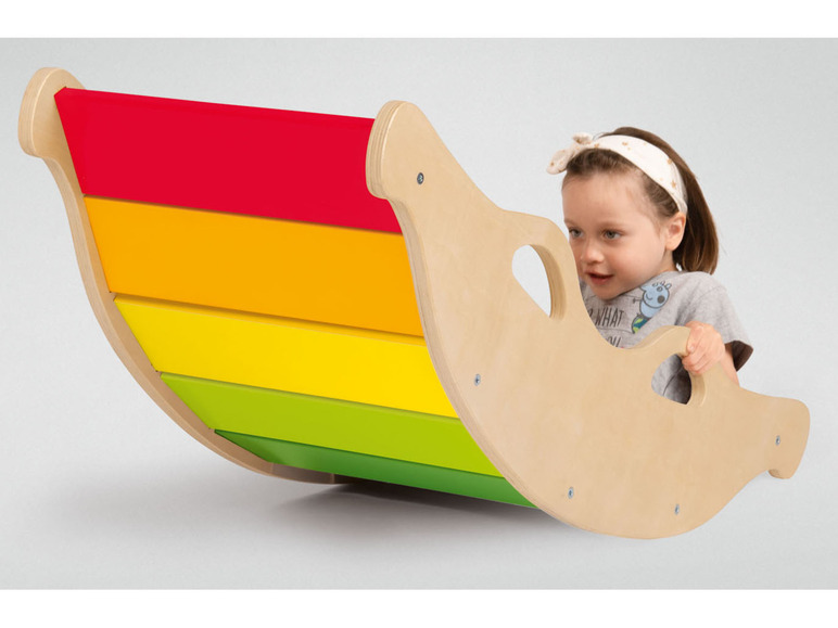 Pełny ekran: Playtive Drewniany bujak i mostek Montessori - zdjęcie 7