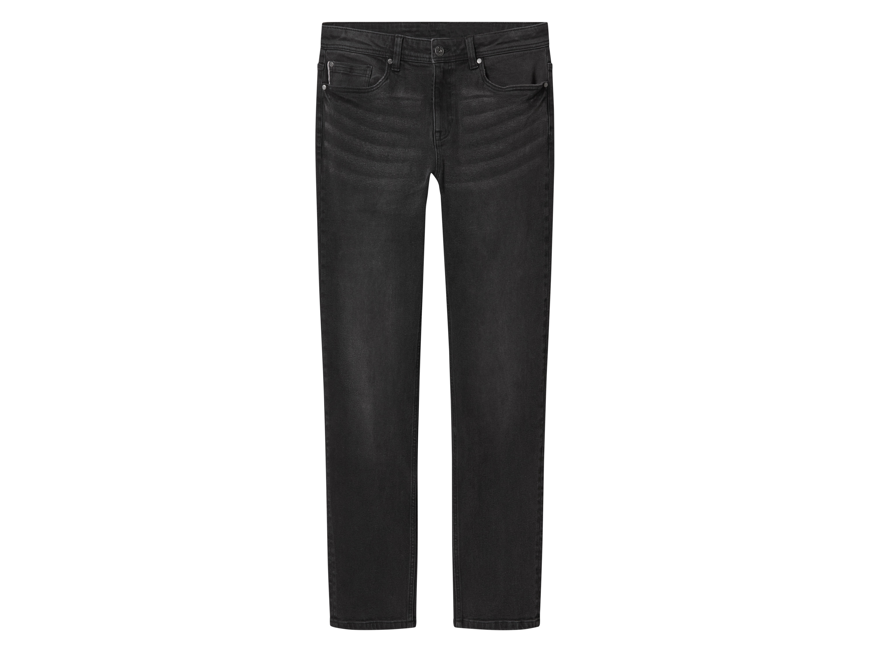 esmara Men Jeansy męskie z bawełną, slim fit (Czarny, 50 (34/32))